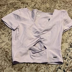 Brand new Hollister Cutout top! Light Purple Small!